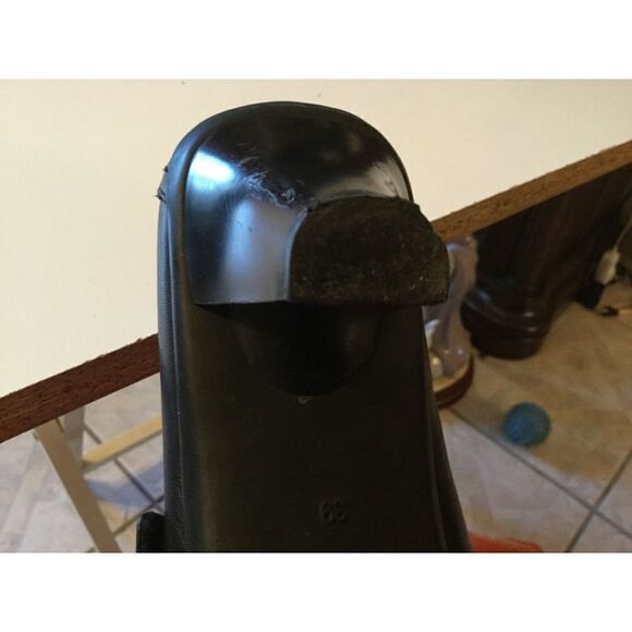 womens ECCO leather slip on ankle boots 39 (8-8.5) - Picture 4 of 5